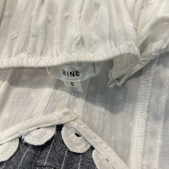 Mine Sz Small dress, white and blue - Picture 2 of 4